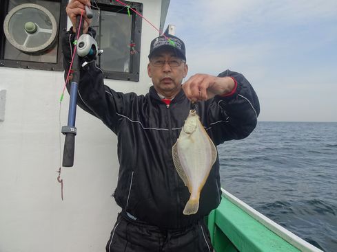 小樽　小樽沖　カレイ釣り