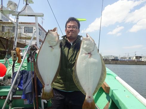 小樽　小樽沖　ヒラメ釣り