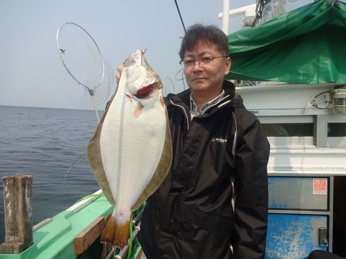 小樽　小樽沖　ヒラメ釣り