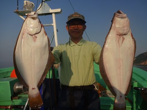 小樽　小樽沖　ヒラメ釣り