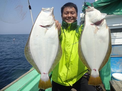 小樽　小樽沖　ヒラメ釣り