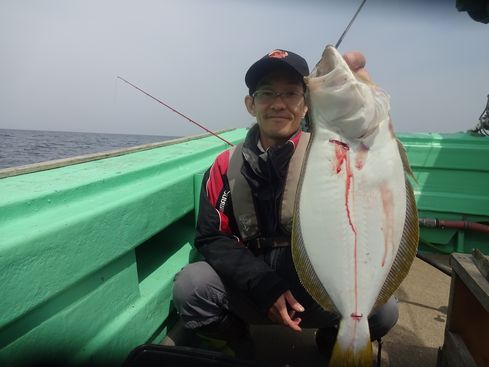 小樽　小樽沖　ヒラメ釣り