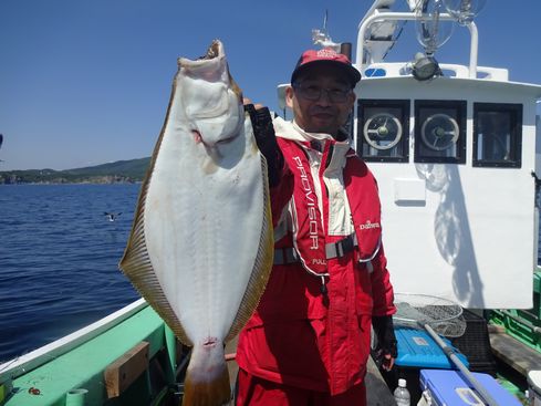 小樽　小樽沖　ヒラメ釣り