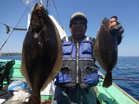 小樽　小樽沖　ヒラメ釣り