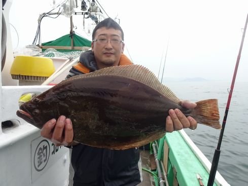 小樽　小樽沖　ヒラメ釣り