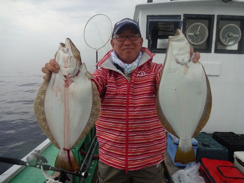 小樽　小樽沖　ヒラメ釣り