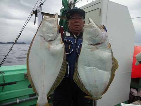 小樽　小樽沖　ヒラメ釣り