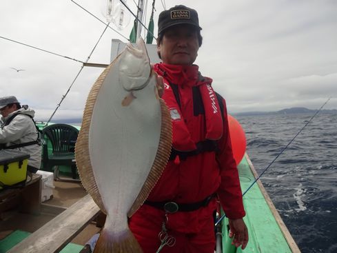 小樽　小樽沖　ヒラメ釣り