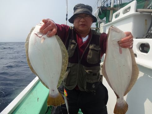 小樽　小樽沖　ヒラメ釣り