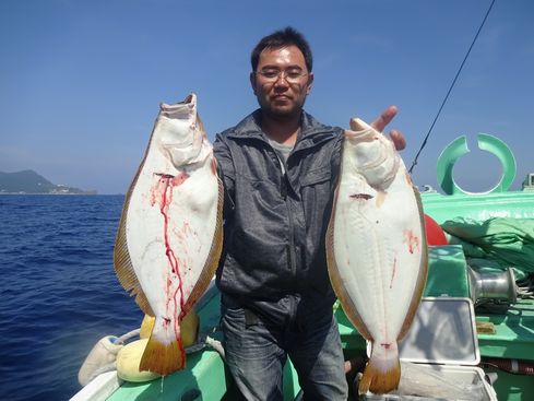 小樽　小樽沖　ヒラメ釣り