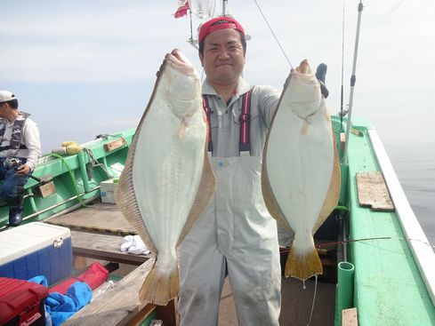 小樽　小樽沖　ヒラメ釣り