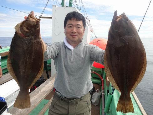 小樽　小樽沖　ヒラメ釣り