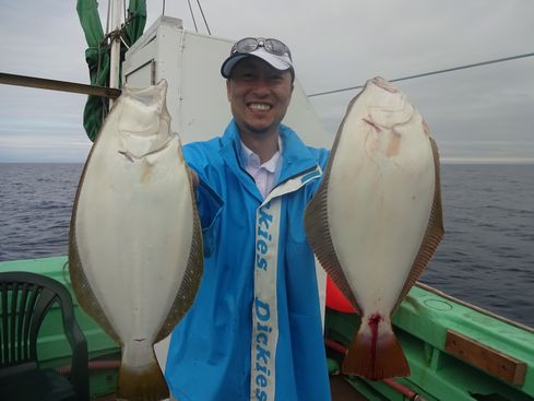 小樽　小樽沖　ヒラメ釣り