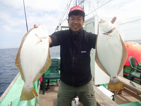 小樽　小樽沖　ヒラメ釣り