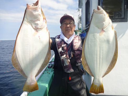 小樽　小樽沖　ヒラメ釣り