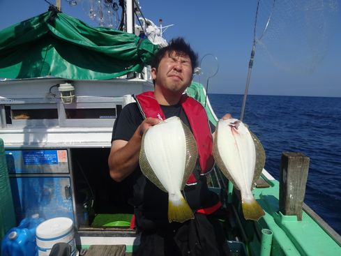 小樽　小樽沖　ヒラメ釣り