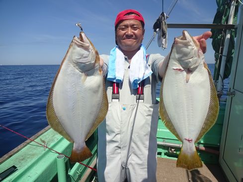 小樽　小樽沖　ヒラメ釣り