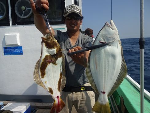 小樽　小樽沖　ヒラメ釣り