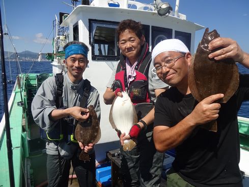 小樽　小樽沖　ヒラメ釣り