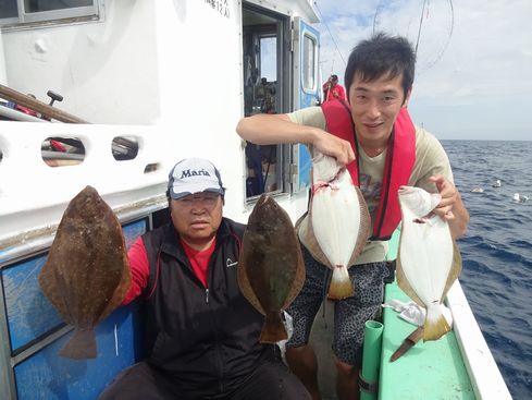 小樽　小樽沖　ヒラメ釣り