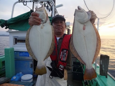 小樽　小樽沖　ヒラメ釣り