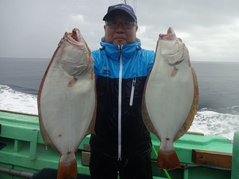 小樽　小樽沖　ヒラメ釣り