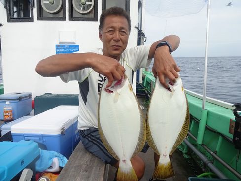 小樽　小樽沖　ヒラメ釣り