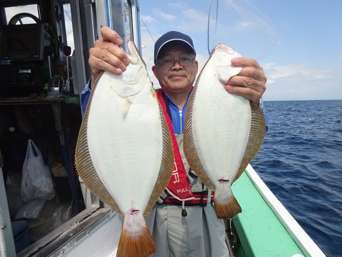 小樽　小樽沖　ヒラメ釣り