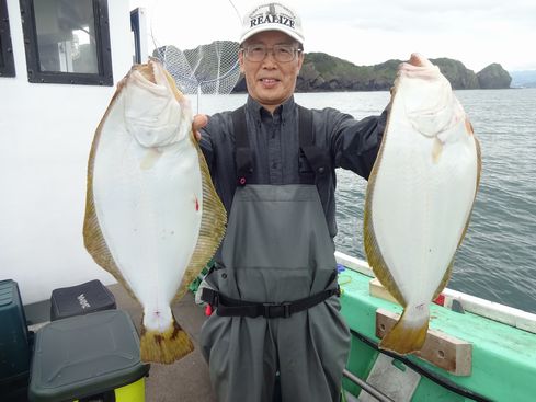 小樽　小樽沖　ヒラメ釣り