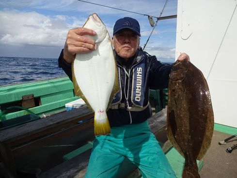 小樽　小樽沖　ヒラメ釣り