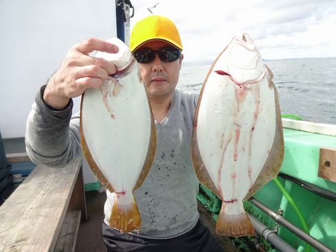 小樽　小樽沖　ヒラメ釣り