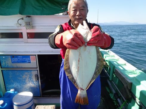 小樽　小樽沖　ヒラメ釣り