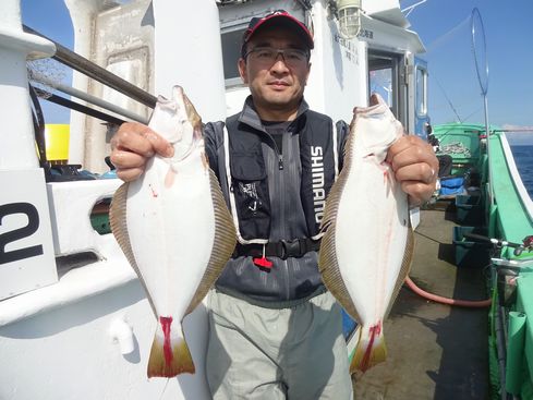 小樽　小樽沖　ヒラメ釣り