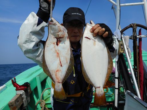 小樽　小樽沖　ヒラメ釣り