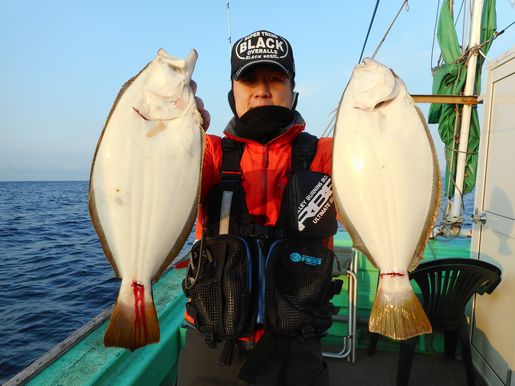 小樽　小樽沖　ヒラメ釣り