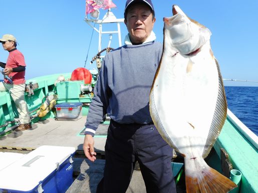 小樽　小樽沖　ヒラメ釣り