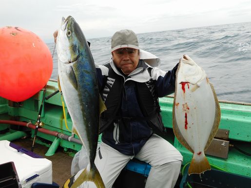 小樽　小樽沖　ヒラメ釣り