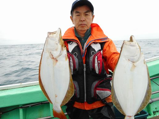 小樽　小樽沖　ヒラメ釣り