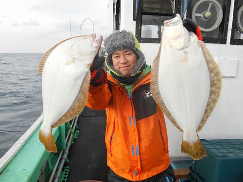 小樽沖  ヒラメ釣り