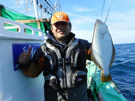 小樽　小樽沖　ヒラメ釣り