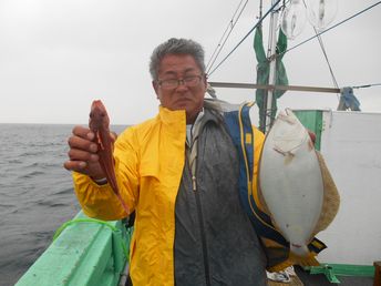 小樽沖　ヒラメ釣り