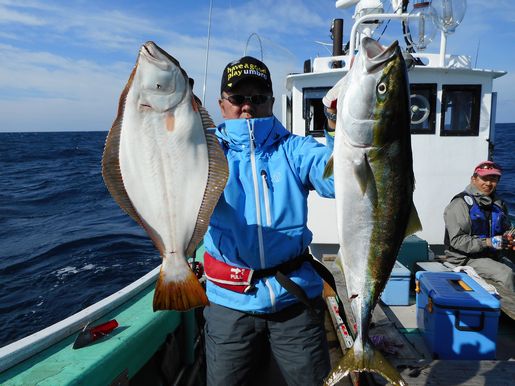 小樽　小樽沖　ヒラメ釣り