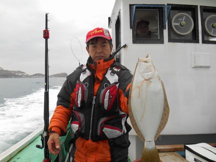 小樽沖  ヒラメ釣り