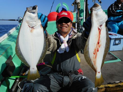 小樽　小樽沖　ヒラメ釣り