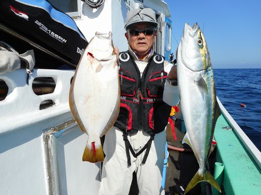 小樽　小樽沖　ヒラメ釣り