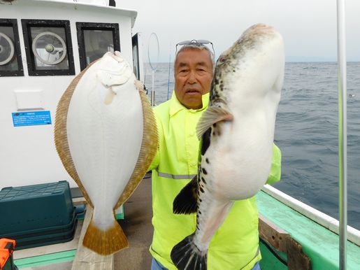 小樽　小樽沖　ヒラメ釣り