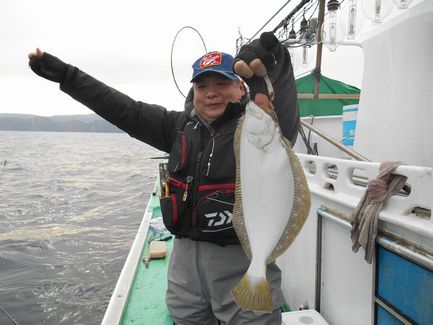 小樽沖  ヒラメ釣り