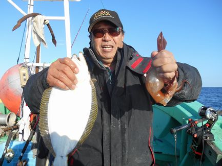 小樽沖  ヒラメ釣り