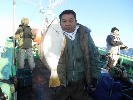 小樽沖　ヒラメ釣り