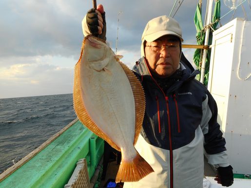 小樽　小樽沖　ヒラメ釣り